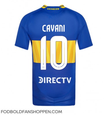 Boca Juniors Edinson Cavani #10 Hjemmebanetrøje 2024-25 Kortærmet